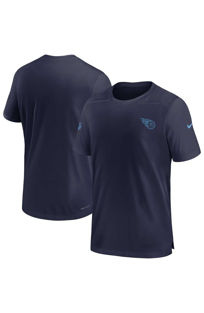 Nike Men's Nike Navy Tennessee Titans Sideline Coach Performance T-Shirt, Main, color, Navy