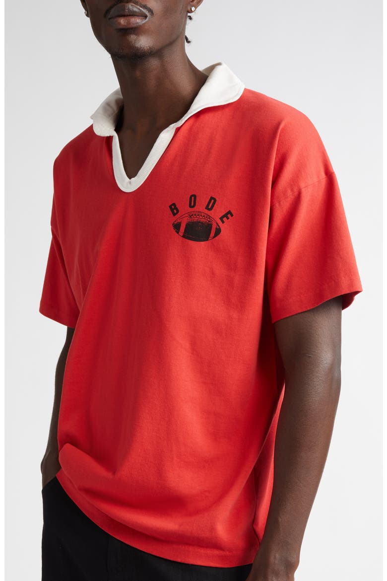 Worchester Logo Graphic Polo, Alternate, color, RED
