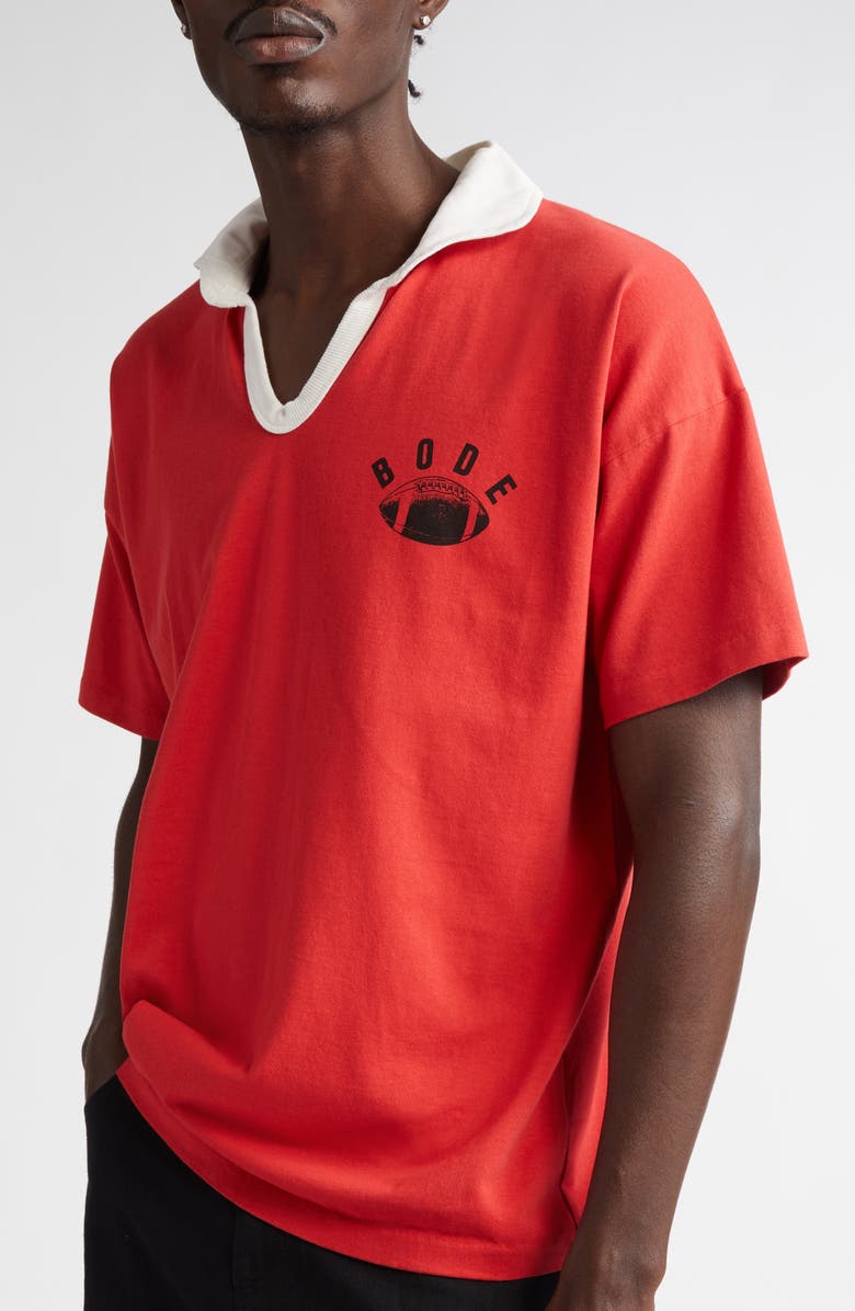 Bode Worchester Logo Graphic Polo, Alternate, color, 