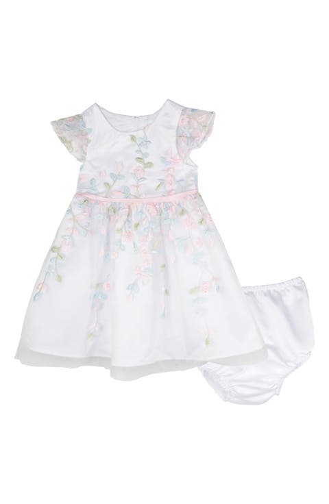 Floral Embroidered Dress (Baby)