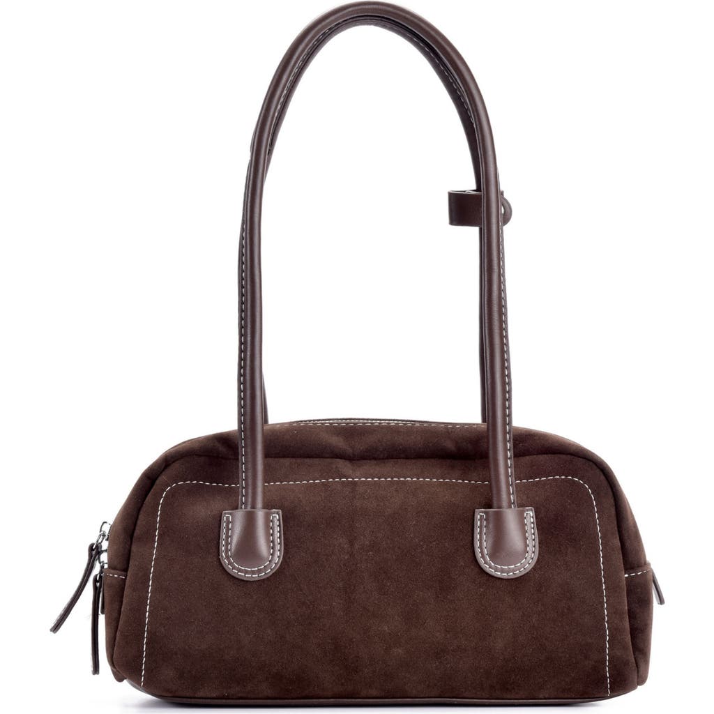 Adornia Boxy Shoulder Bag In Brown
