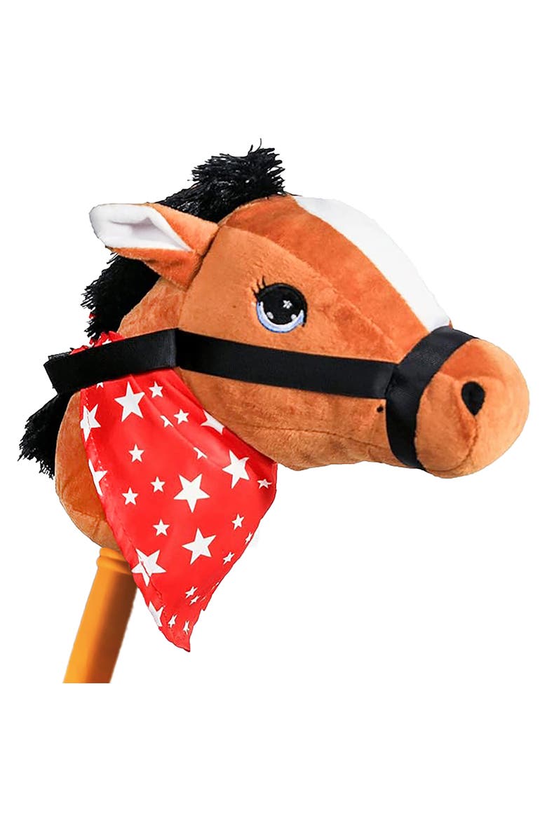 Brown Horse Stick With Sound,, Alternate, color, Multicolored