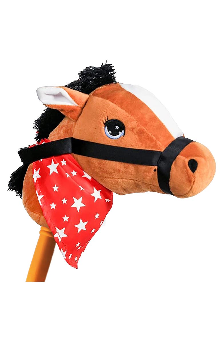 Ponyland Brown Horse Stick With Sound,, Alternate, color, Multicolored