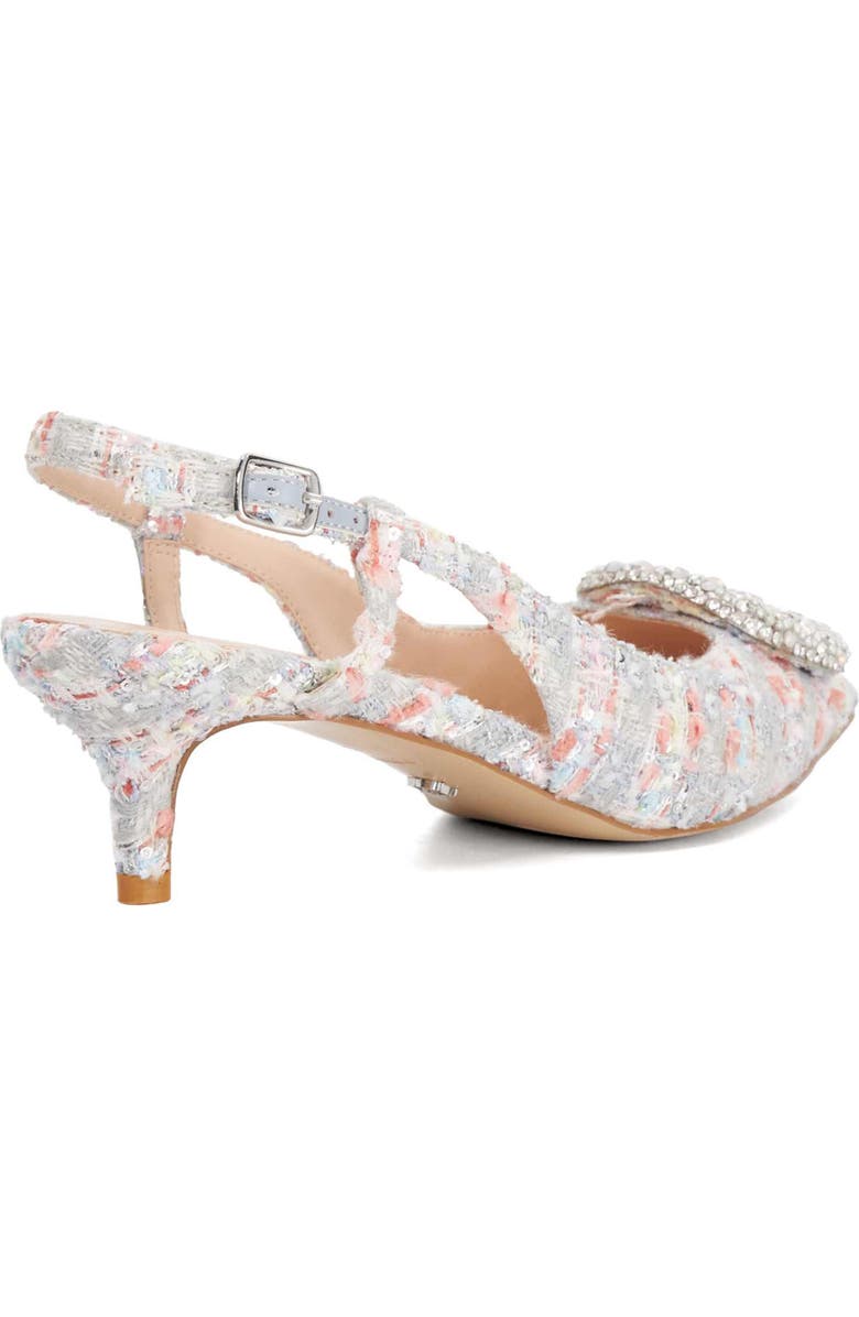 Dune London Centrepiece Kitten Heel Pointed Toe Pump, Main, color,