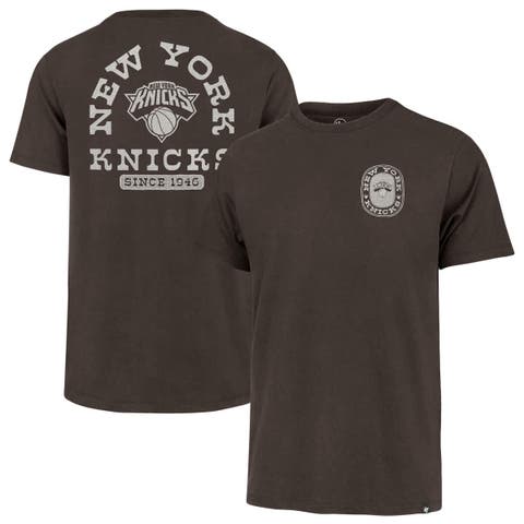 Men
s 
47 Brown New York Knicks Back Canyon Franklin T-Shirt