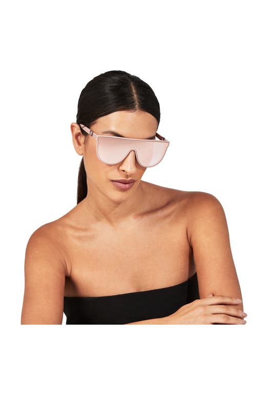 Kurt Geiger London Regent 99mm Oversize Shield Sunglasses In Pink