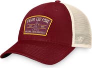 TOP OF THE WORLD Men's Top of the World Maroon Arizona State Sun Devils Unruly Slouch Trucker Snapback Hat