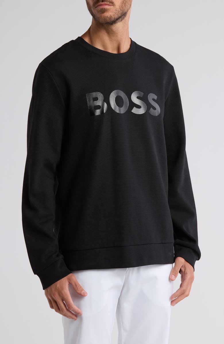 BOSS Salbo Mirror NCSA Sweatshirt, Main, color,