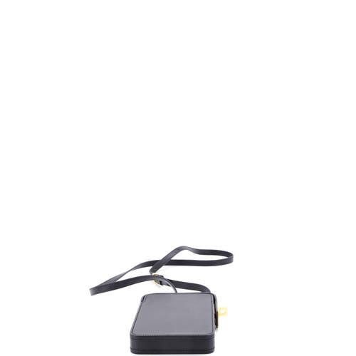 Pre-owned Hermes Hermes Hac A Box Phone Case Tadelakt In Black
