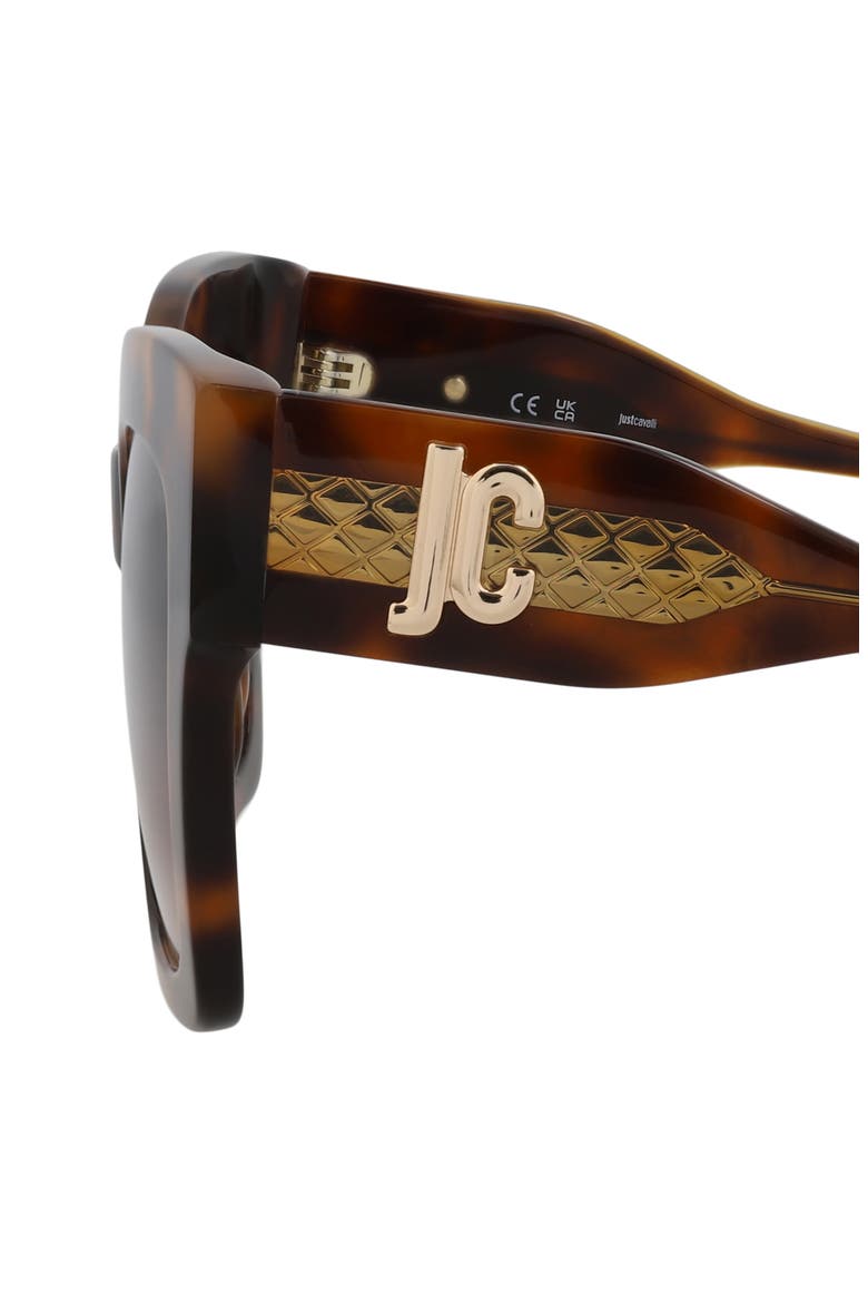 52mm Square Sunglasses, Alternate, color, HAVANA HAVANA BROWN