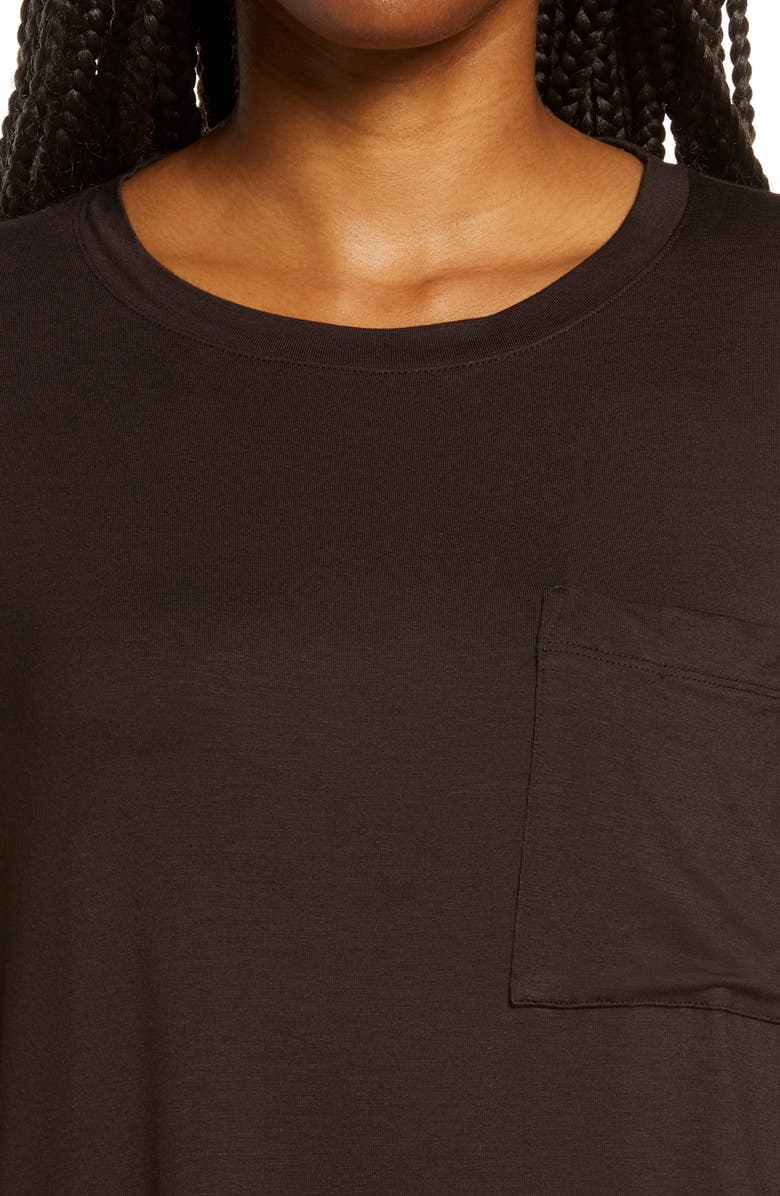 Refinery29 Jersey Sleep Shirt, Alternate, color, 