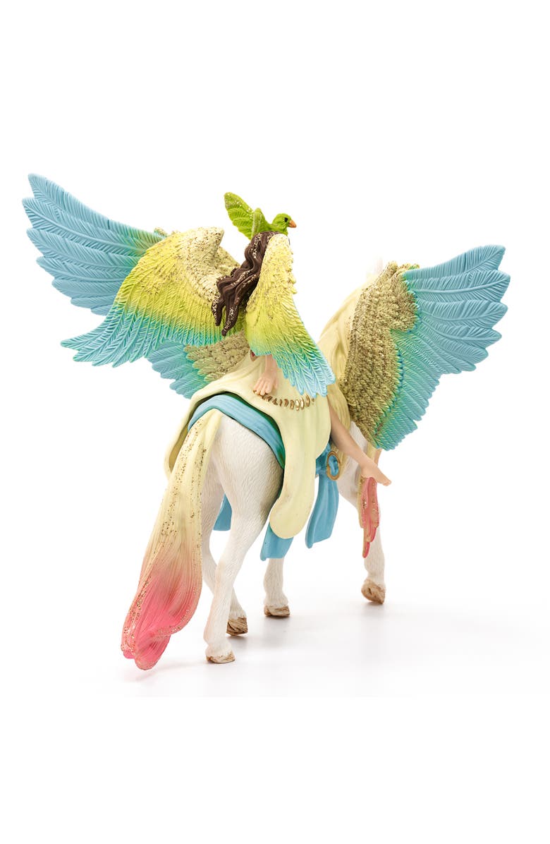 Schleich Bayala Fairy Surah With Glitter Pegasus 3 Piece Figurine Playset, Alternate, color, Multicolored