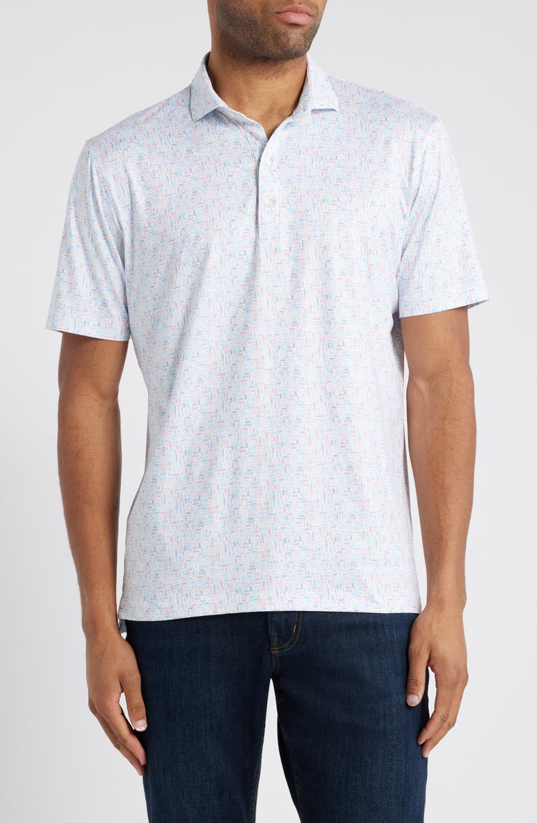 johnnie-O Specs Glasses Print PREP-FORMANCE Golf Polo, Main, color,