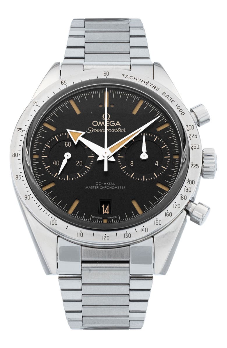 Watchfinder & Co. Omega Preowned 2022 Speedmaster '57 332.10.41.51.01.001 Bracelet Watch, 40.5mm, Main, color, Black