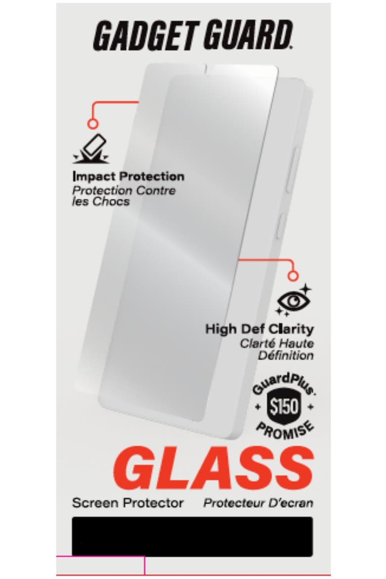 Plus $150 Guarantee Glass Screen Protector for Samsung Galaxy S26 Plus, Alternate, color, Clear