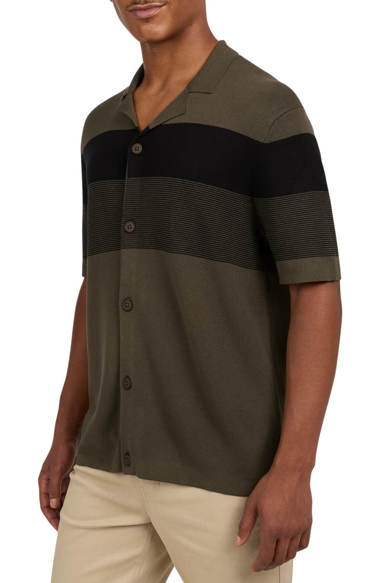 DKNY Frey Short Sleeve Button-Up Shirt, Alternate, color,