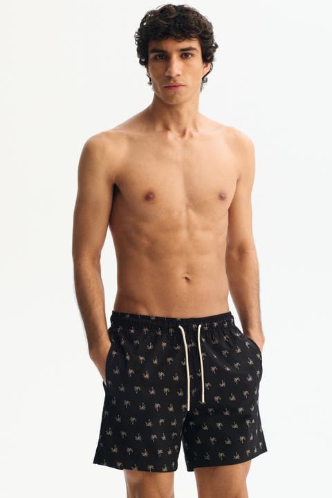 Seersucker Swim Shorts