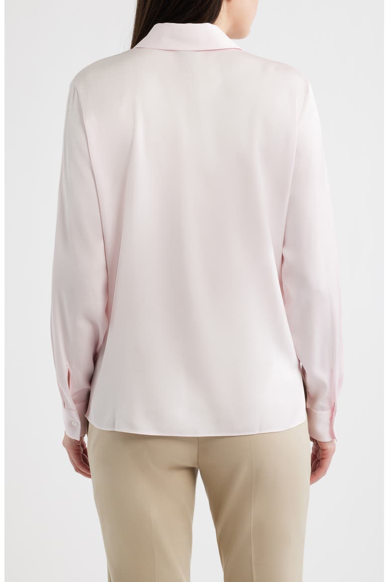 Bonya Stretch Silk Button-Up Shirt, Alternate, color, OCEAN ROSE