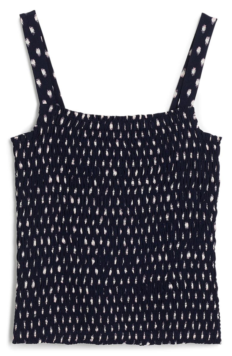 Madewell Smocked Tank Top, Alternate, color, 