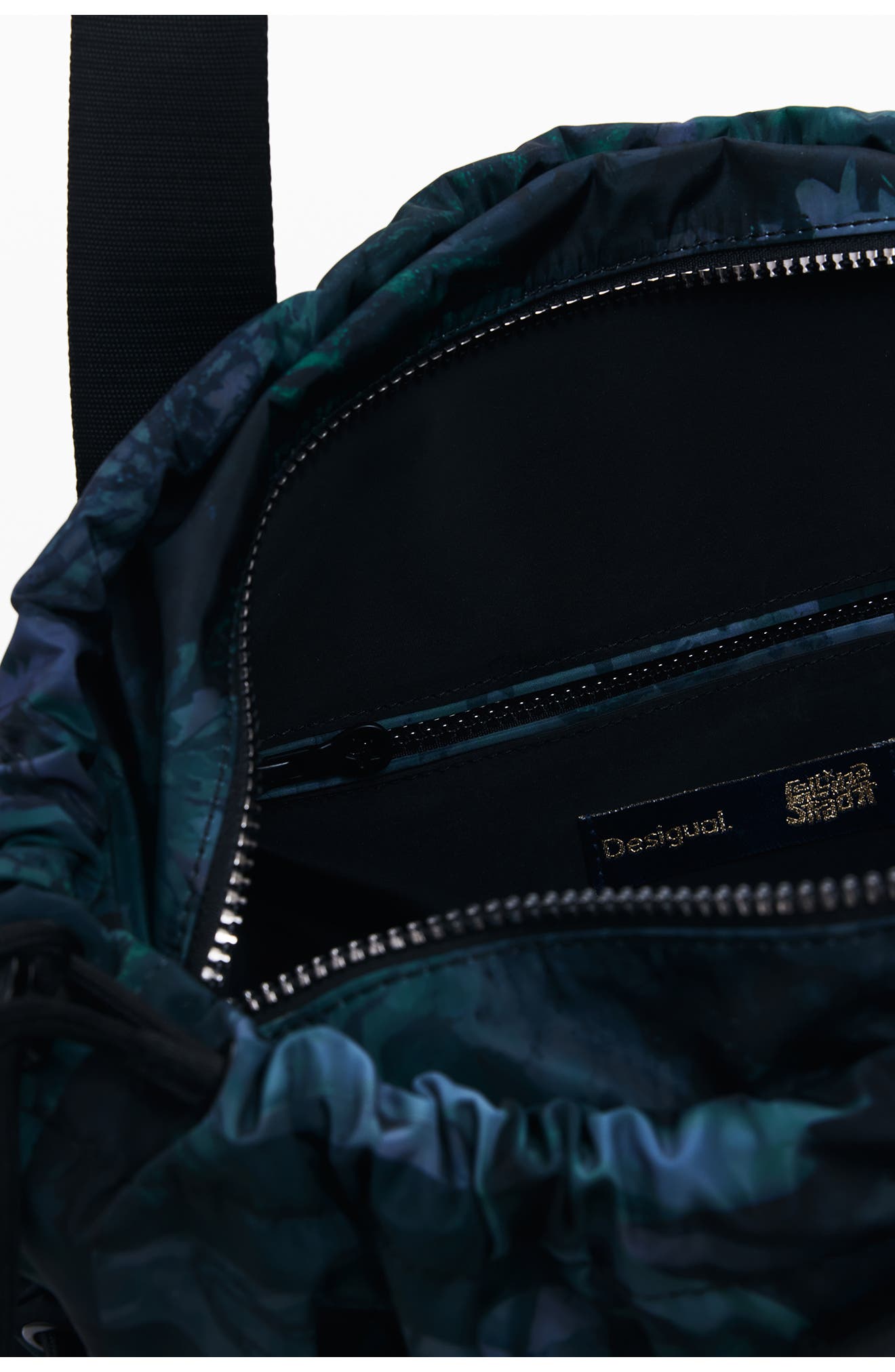 Desigual x Collina Strada Large Batik Pattern Satin Shoulder Bag, Alternate, color, 