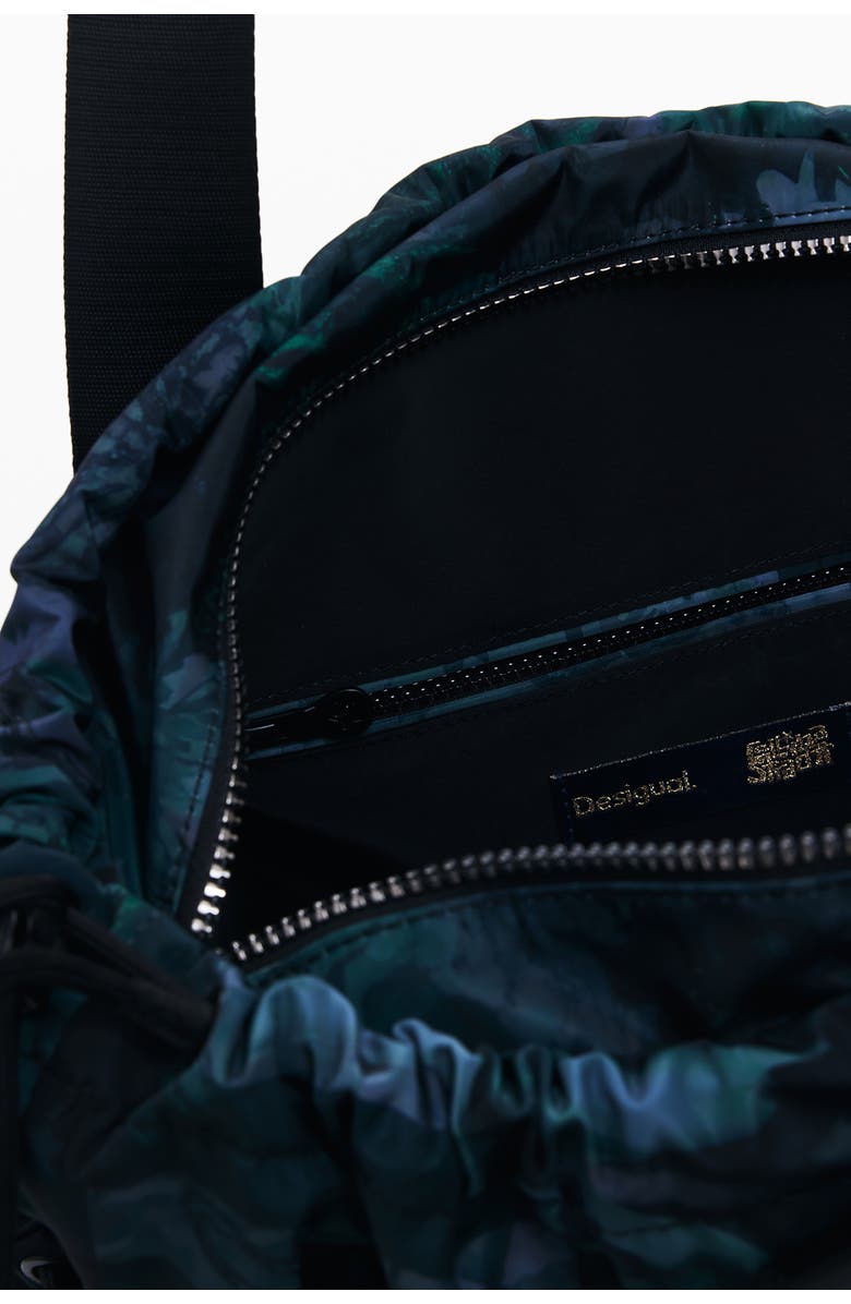 Desigual x Collina Strada Large Batik Pattern Satin Shoulder Bag, Alternate, color,