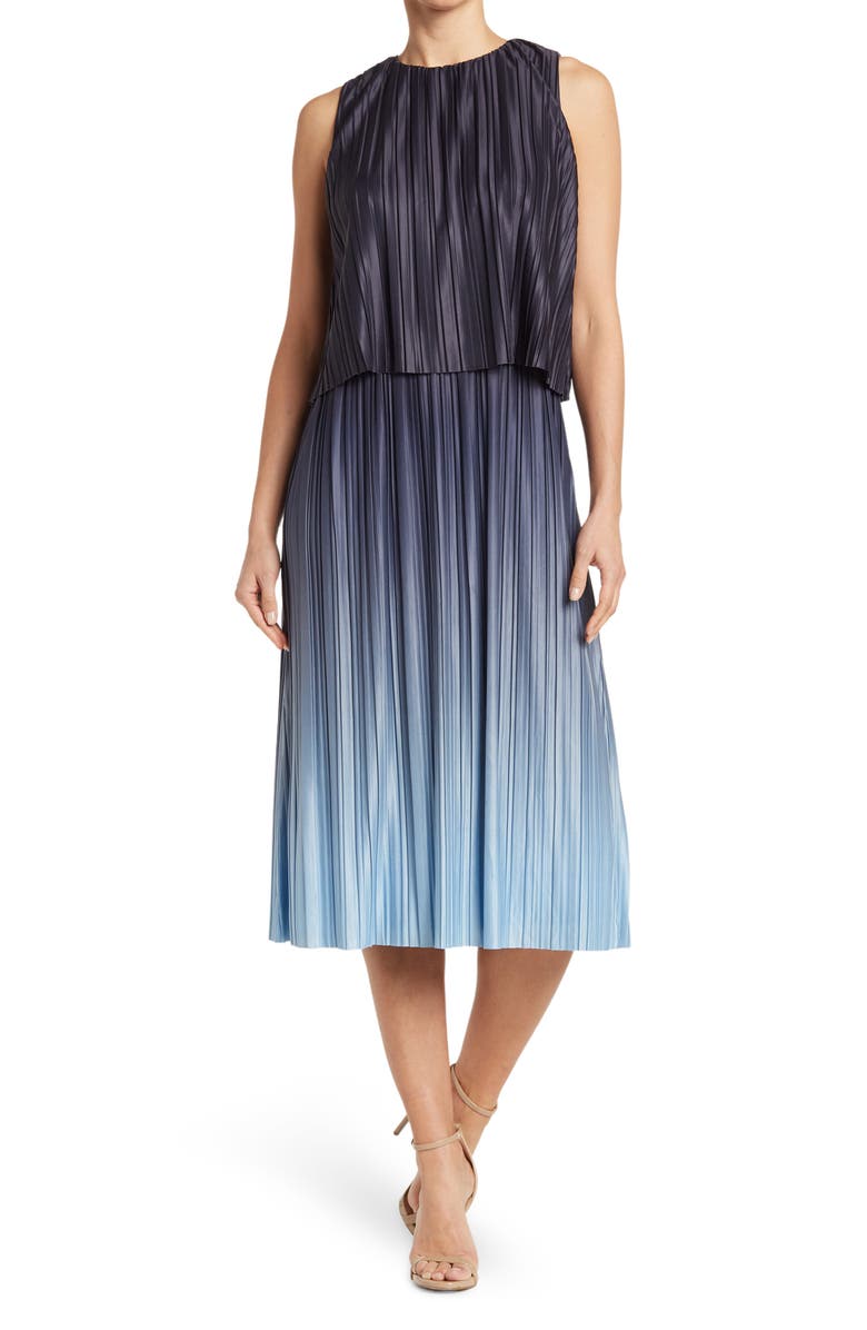 BOSS Hugo Boss Sleeveless Ezzica Dress, Main, color, Midnight Fantasy