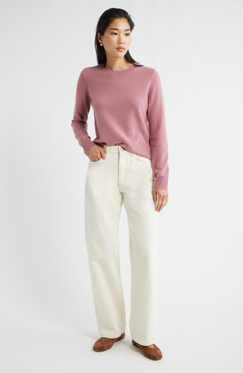 Nordstrom Crewneck Cashmere Sweater In Pink