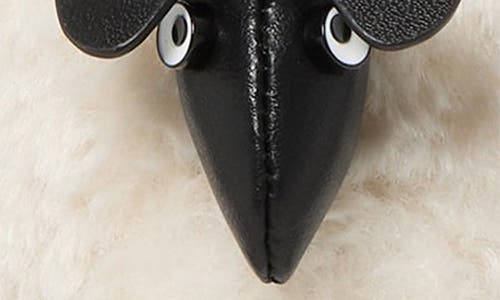 Kate Spade New York Faux Shearling Sheep Bag Charm In White