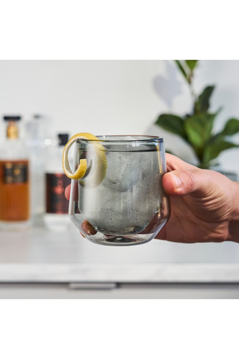 Aurora Double Walled Tumblers Set of 2, Alternate, color, Grey