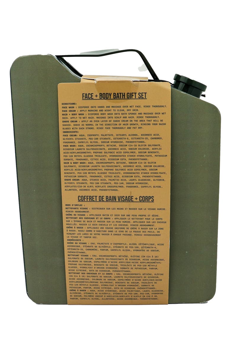 DANIELLE Cedar & Sage 6-Piece Face & Body Bath Gift Set, Alternate, color, Green