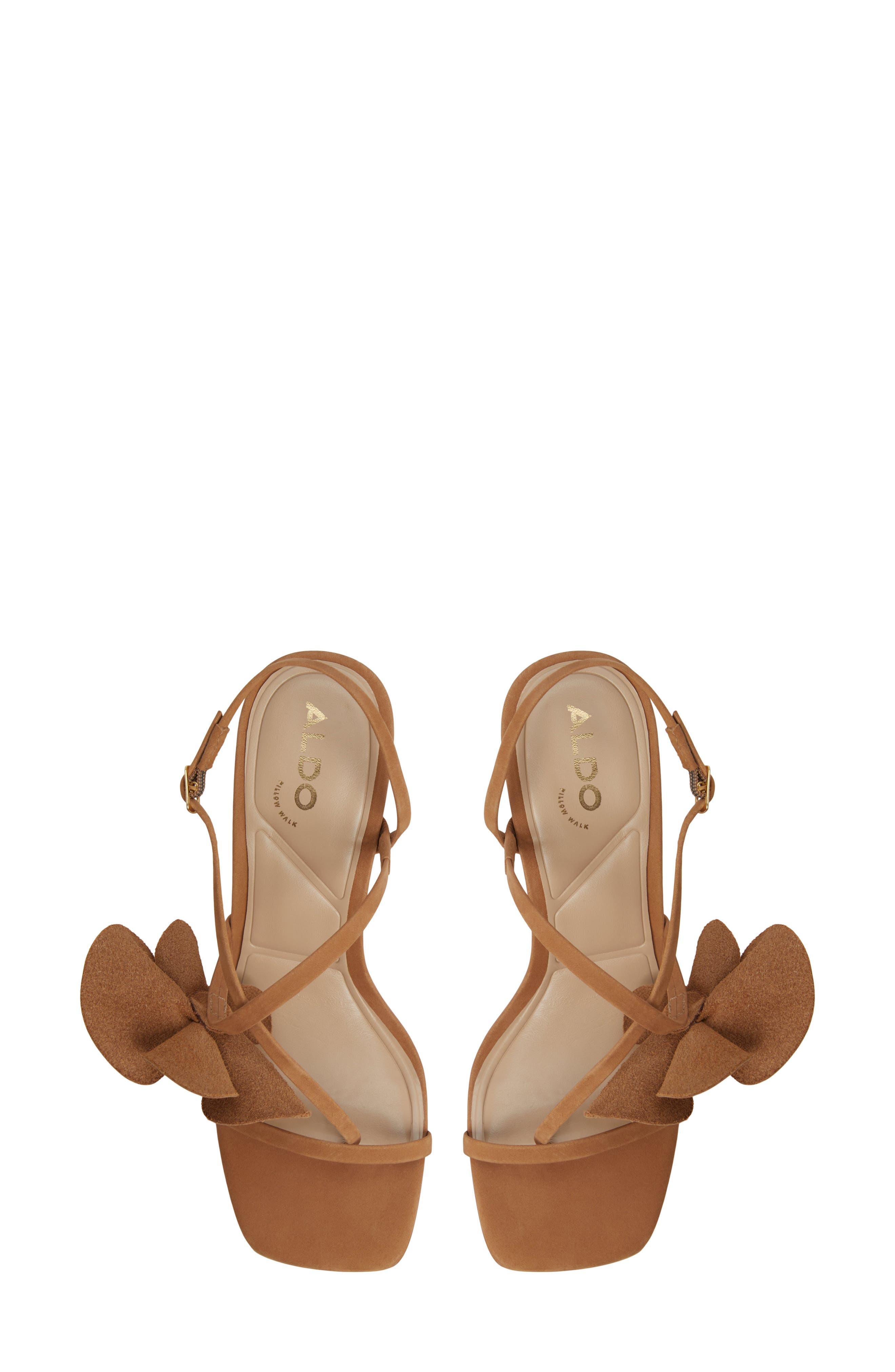 ALDO Sandflower Slingback Sandal, Alternate, color, Light Brown