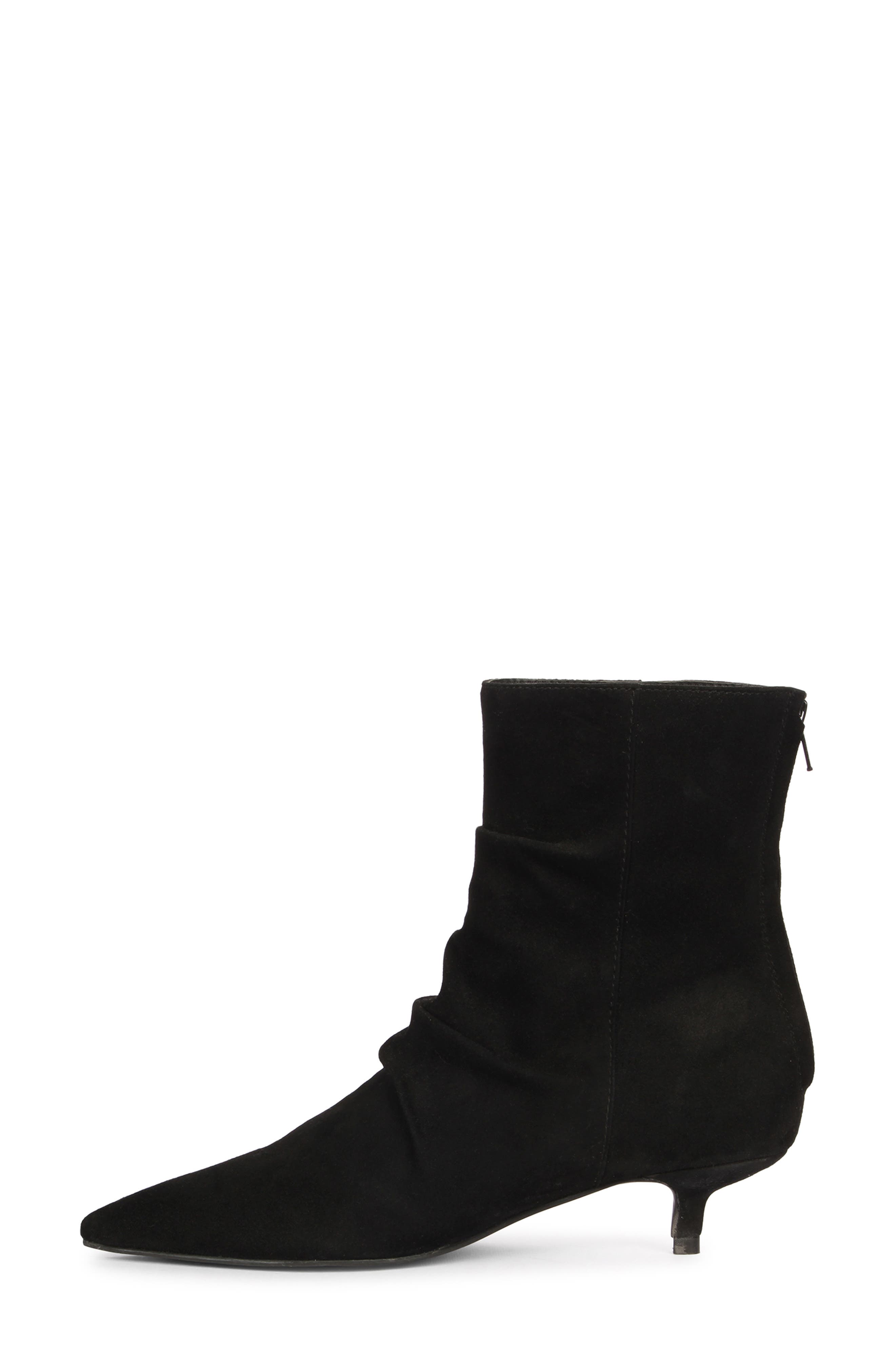 SAINT G Florino Slouch Pointed Toe Kitten Heel Bootie, Alternate, color, 