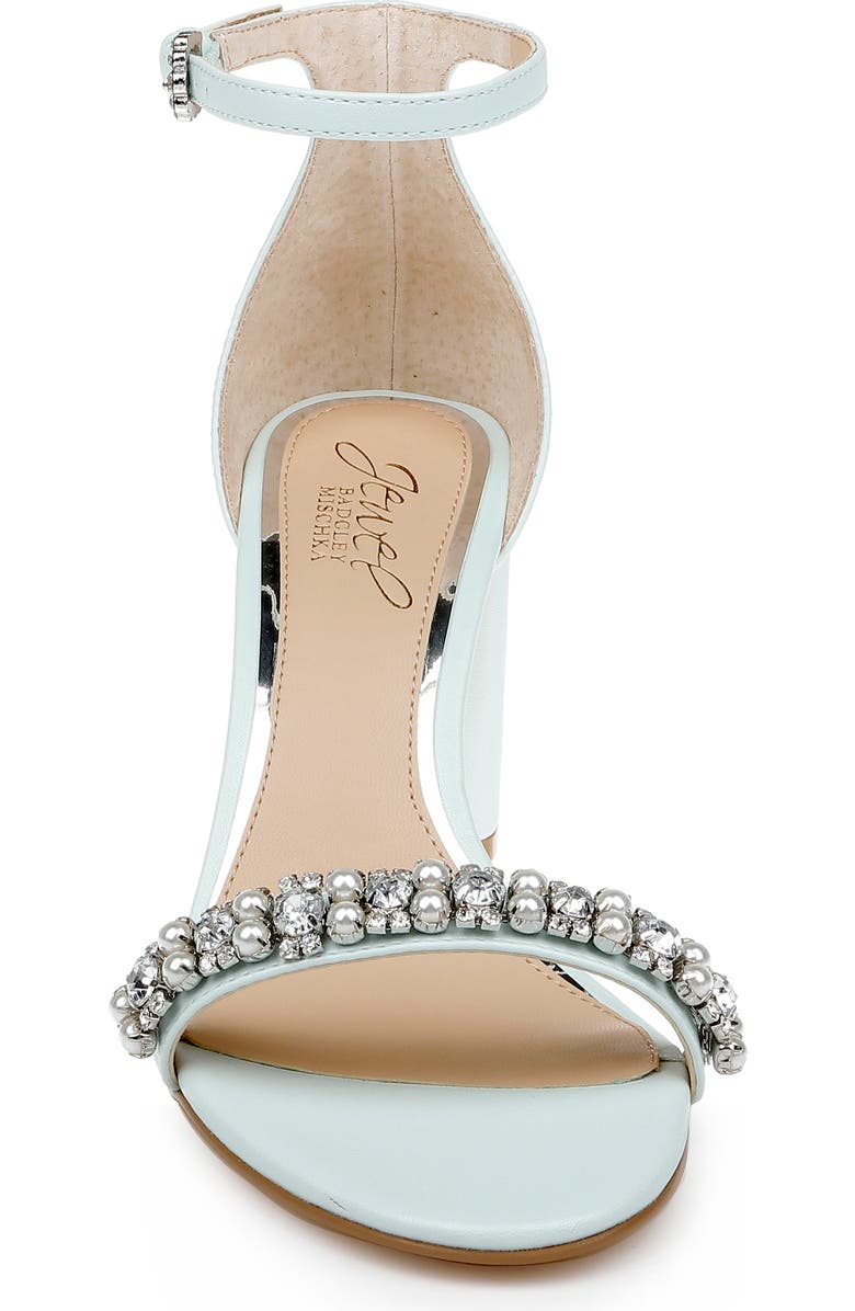 Jewel Badgley Mischka Daylann Ankle Strap Sandal, Alternate, color, Pale Blue