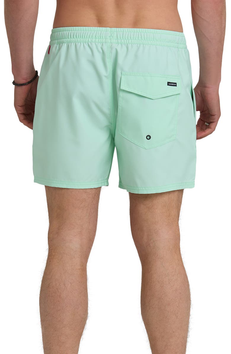 Quiksilver Everyday Solid Volley Swim Trunks, Alternate, color, Brook Green