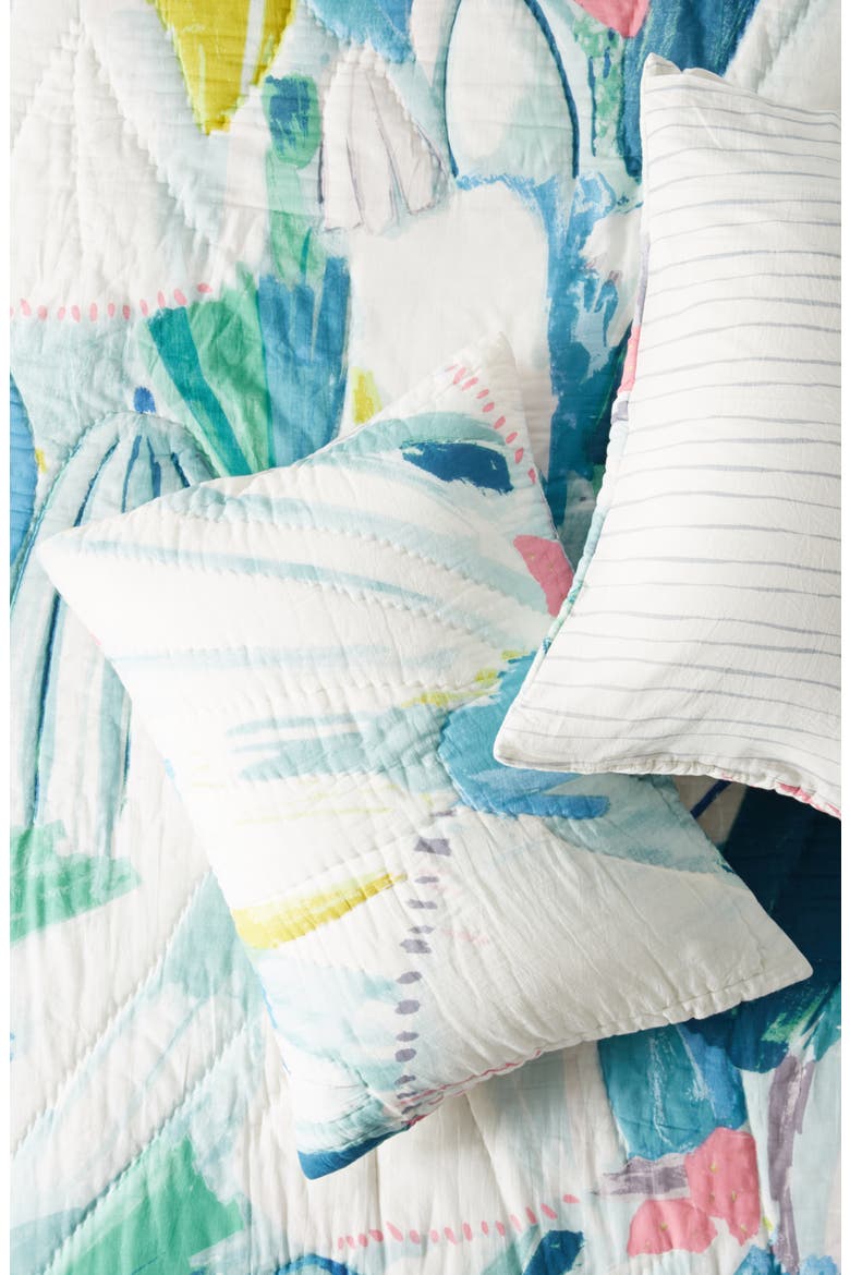 Anthropologie Laci Fowler Set of 2 Shams, Main, color, BLUE
