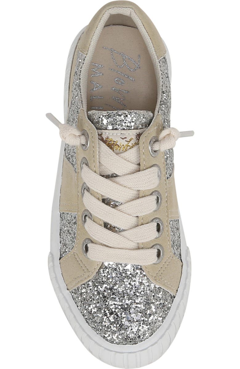 Blowfish Malibu Kids' Wave Glitter Low Top Sneaker, Alternate, color,