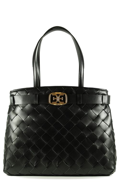 SAM EDELMAN SAM EDELMAN CLEO WOVEN LEATHER TOTE