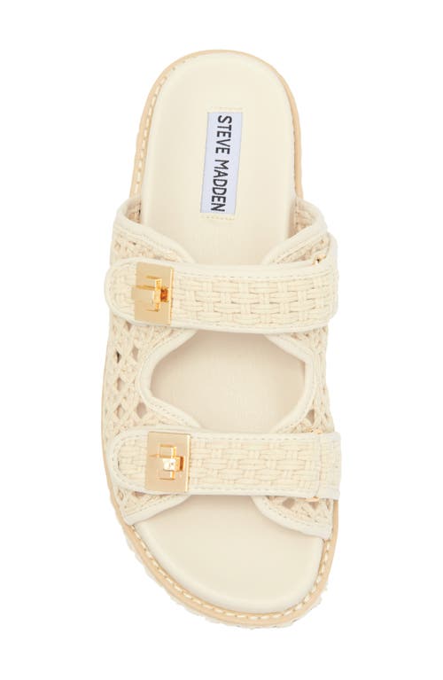 STEVE MADDEN STEVE MADDEN BIGSCHMONA PLATFORM SLIDE SANDAL