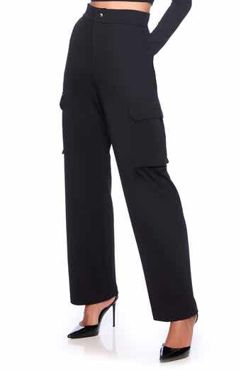 Susana Monaco Stretch Nylon Cargo Pants