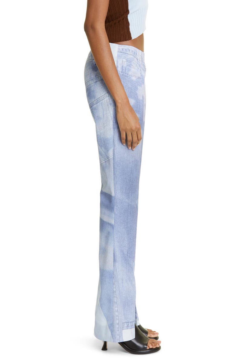 ELLISS Handy Jean Print Denim Trousers, Alternate, color, 