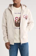 SANTO STUDIO Maple Café Cotton Zip Hoodie