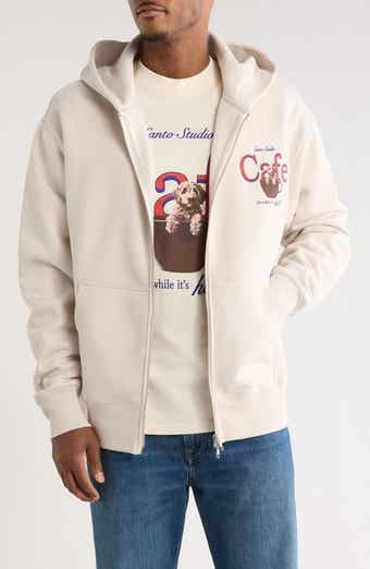 SANTO STUDIO Maple Café Cotton Zip Hoodie