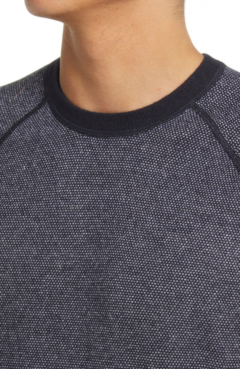 Vince Bird's Eye Wool & Cashmere Pullover, Alternate, color, 