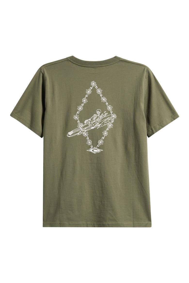 Kids' Eternal Shred Cotton Graphic T-Shirt, Alternate, color, SURPLUS GREEN