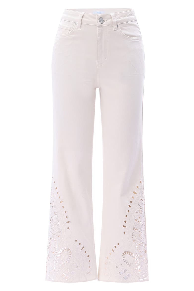 High Waist Flare jeans, Alternate, color, OFF WHITE