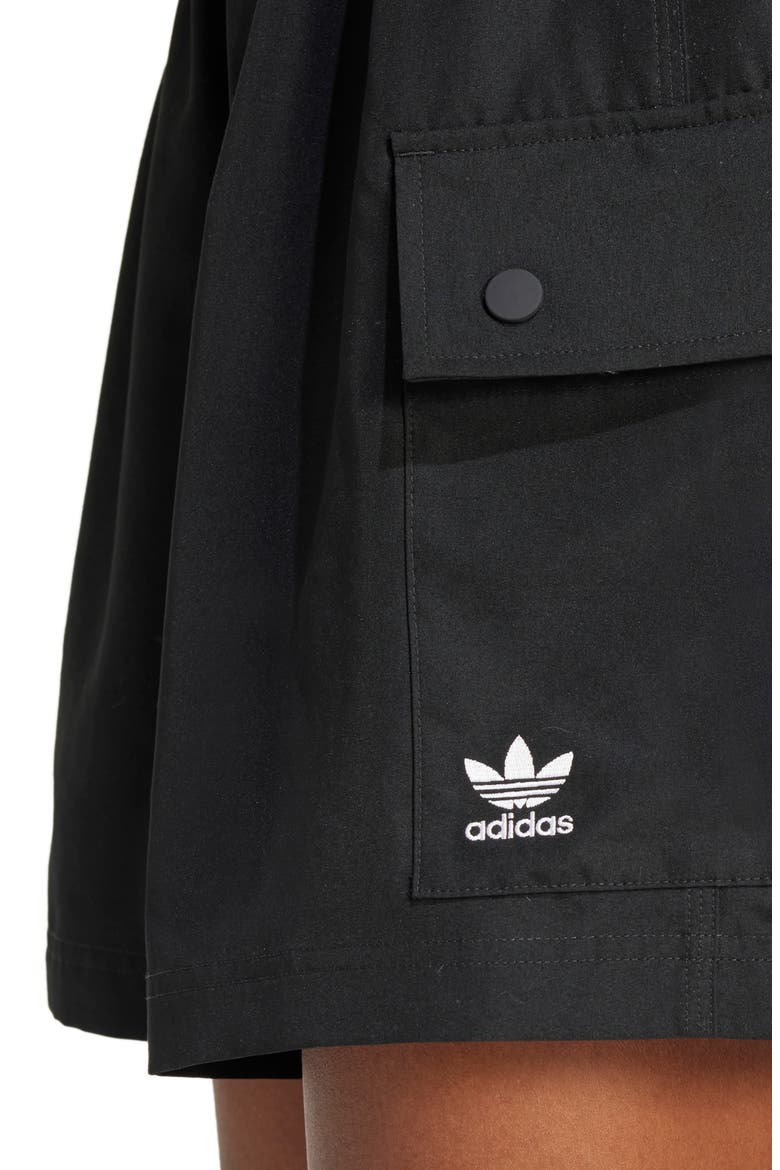 Essentials Cargo Shorts, Alternate, color, BLACK