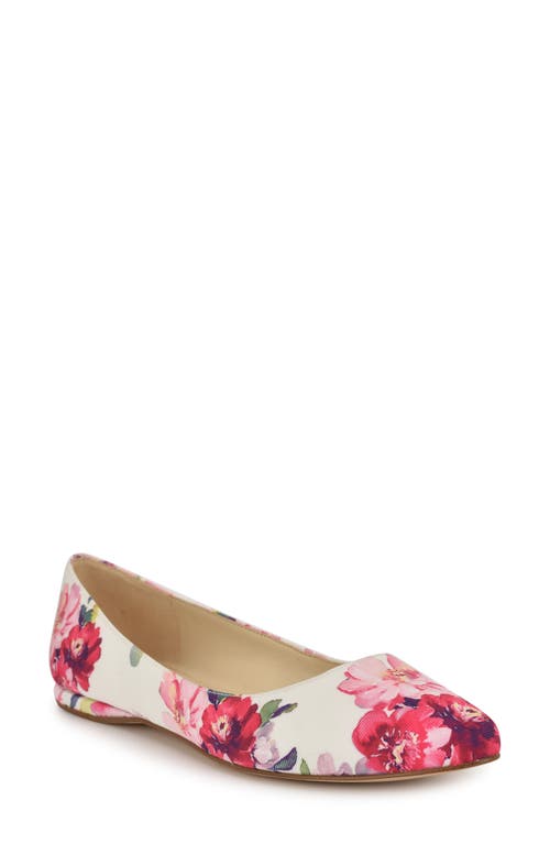 Shop Nine West 'speakup' Flat In Medium Pink