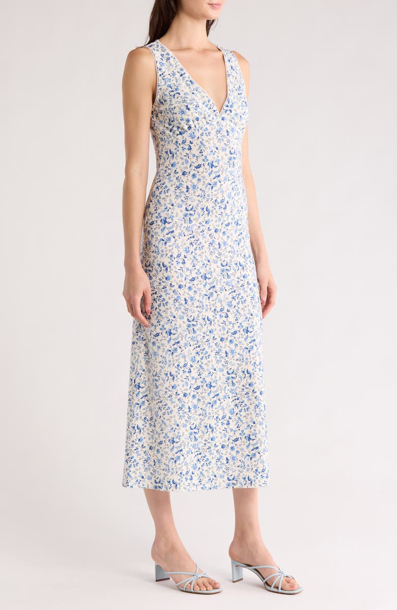 Reformation Brayden Sleeveless Maxi Dress, Alternate, color, Nile