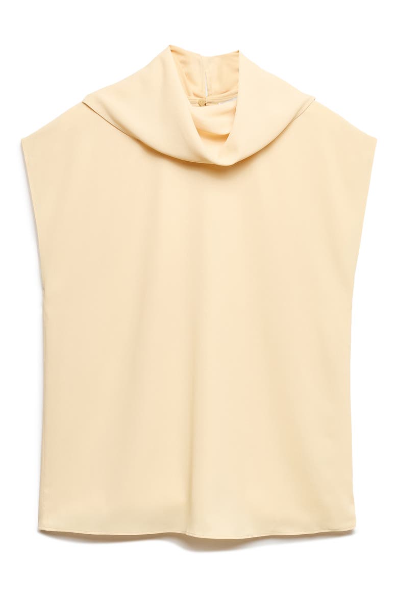 Scarf Detail Top, Alternate, color, YELLOW