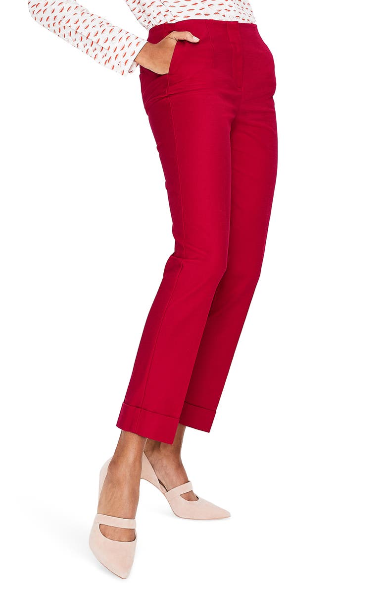Boden Kensington Cuffed Ankle Pants, Alternate, color, 